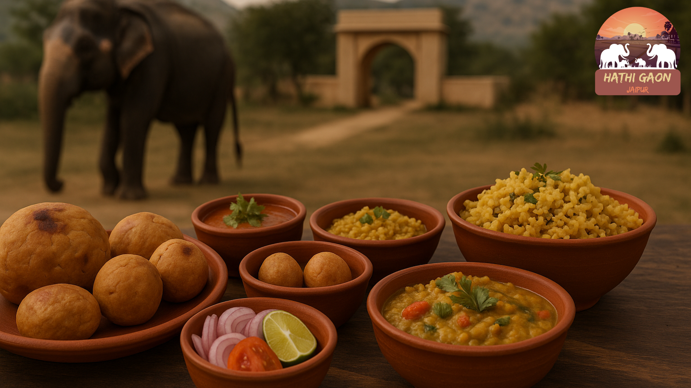 Local Flavors: Tasting Authentic Rajasthani Cuisine at Hathi Gaon